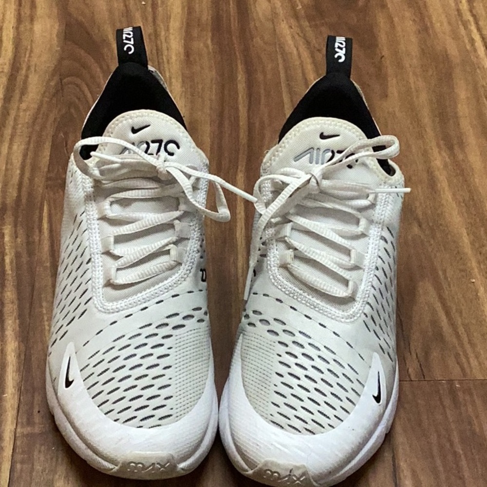 Nike Air Max 270 White and Black Sneakers